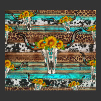 longhorn bull skull cowhide leopard turquoise | Teevron