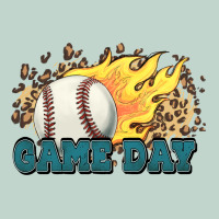 Game Day Baseball Leopard Flames Fireball Zipper Hoodie | Teevron