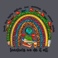 Teachers We Do It All Rainbow Vintage Hoodie | Teevron