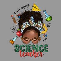 Science Teacher Afro Messy Bun Vintage Hoodie | Teevron