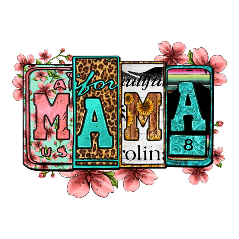 License Letters Floral Mama Premium Tee by Jasminsmagicworld | Teevron