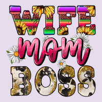 Wife Mom Boss Daisy Mother's Day Premium Hoodie | Teevron