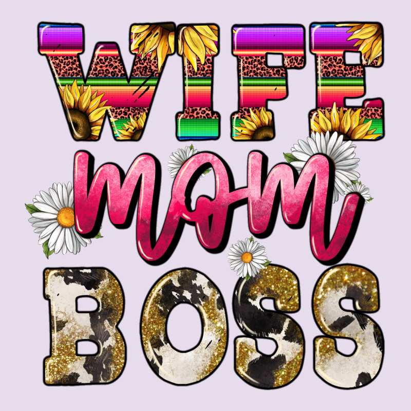 Wife Mom Boss Daisy Mother's Day Premium Hoodie by HowdyJamesFarm | Teevron