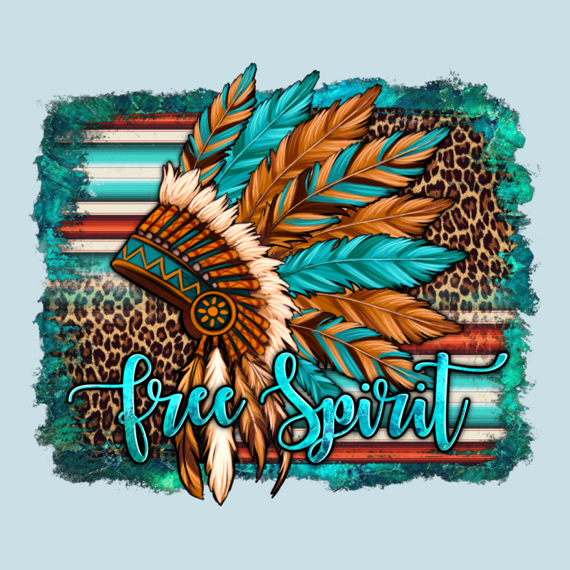 Free Spirit Native American Indian Headdress Ladies Tee by Artiststas | Teevron