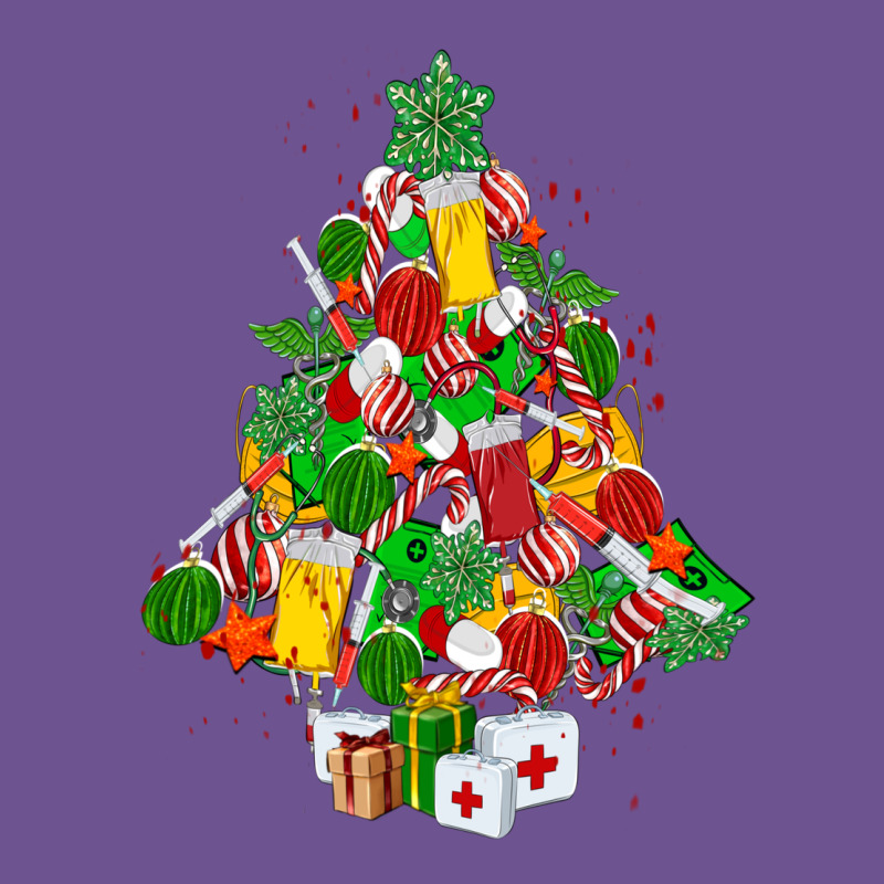 Nurse Christmas Tree Vintage Tee by MaliasSmallBusiness | Teevron