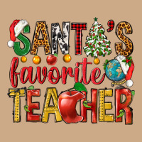 Santas Favorite Teacher Vintage Hoodie | Teevron