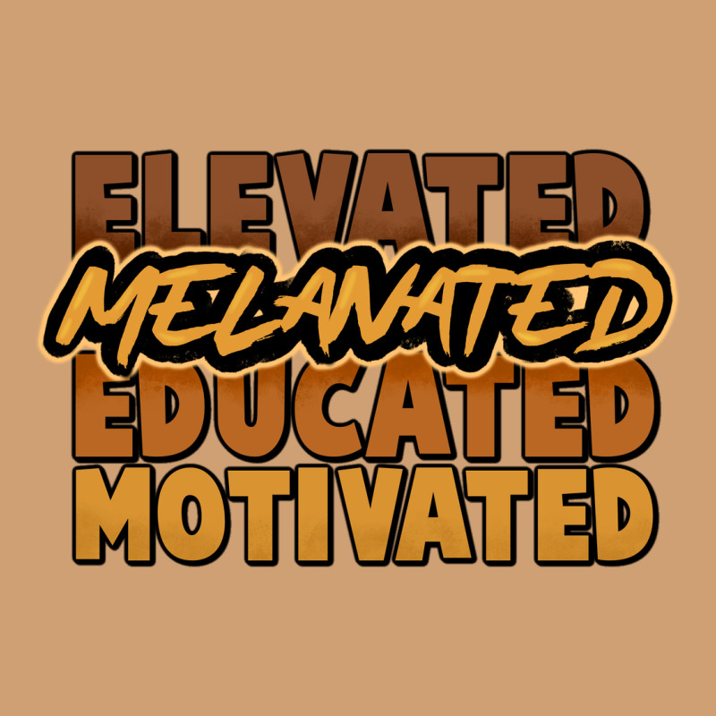 Elevated Melanated Educated Motivated Vintage Tee by NancyCooperArtShop | Teevron