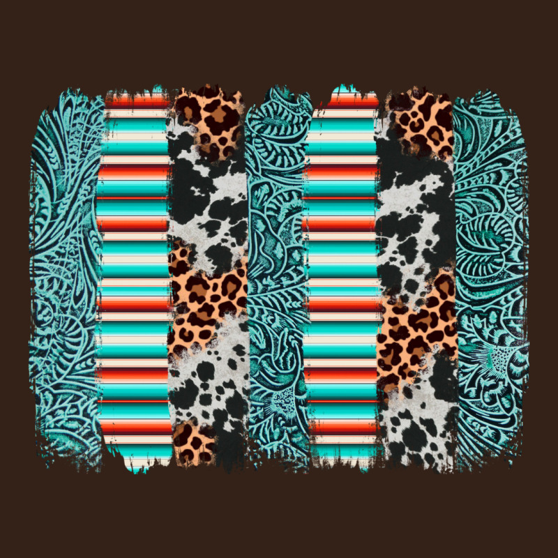 Serape Leopard Cowhide  Brushstroke Heavy Core Tee by AdoDesignShop | Teevron