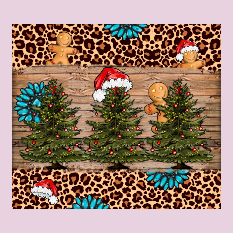 Christmas Trees Leopard Ladies Tee by AdoDesignShop | Teevron