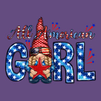 All American Girl With Gnome Vintage Hoodie | Teevron