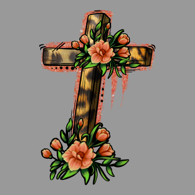 Flower Cross Vintage Hoodie by Jasminsmagicworld | Teevron