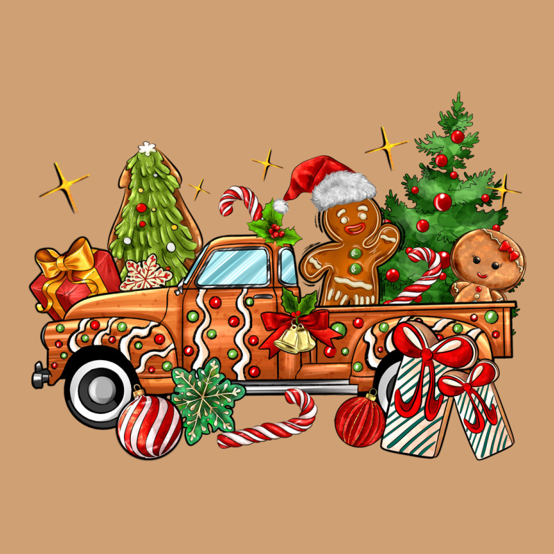 Christmas Gingerbread Truck Vintage Tee by MaliasSmallBusiness | Teevron