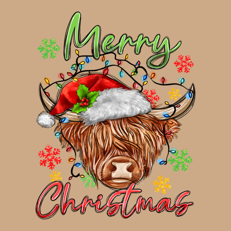 Merry Christmas Cow Vintage Hoodie by MaliasSmallBusiness | Teevron