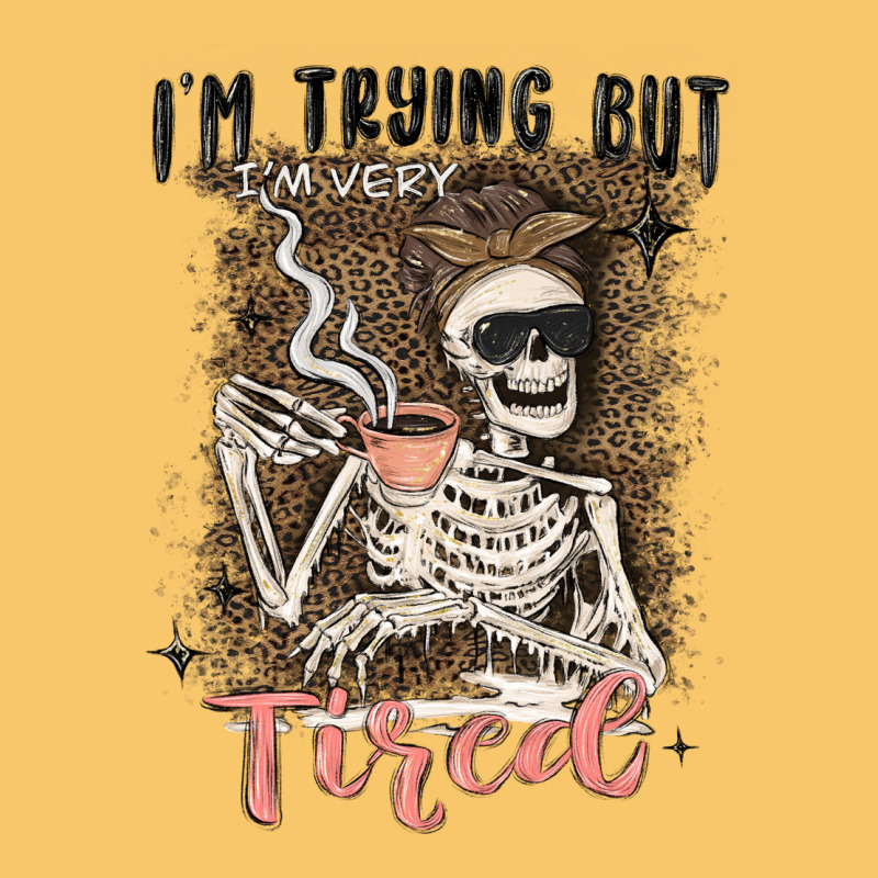 Im Trying But Tired Vintage Hoodie by MaliasSmallBusiness | Teevron