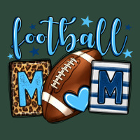 Football Mom Blue Team Color Zipper Hoodie | Teevron
