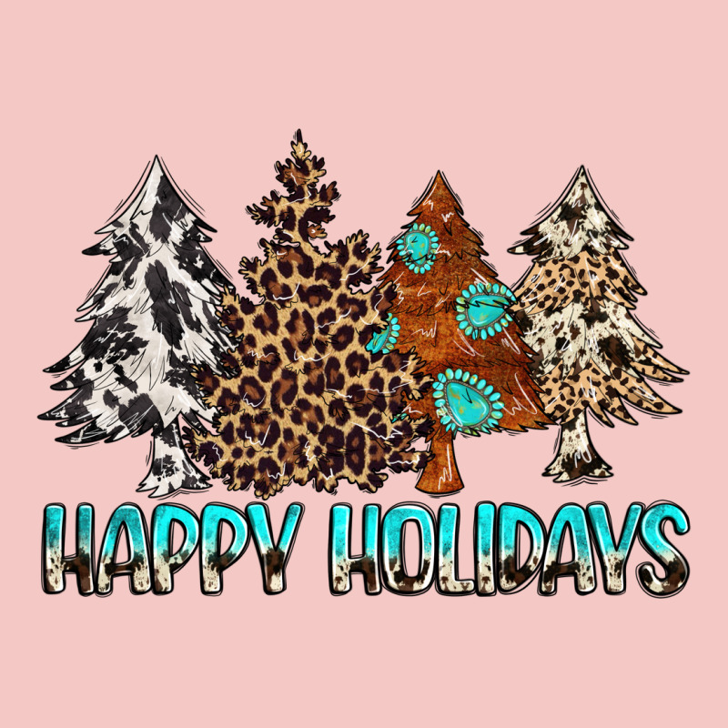 Happy Holidays Trees Urban Heavy Tee by MaliasSmallBusiness | Teevron