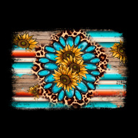 Gemstone Sunflower Background Ladies Tee | Teevron