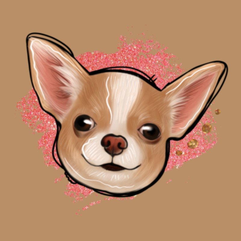 Chihuahua Pink Glitter Vintage Hoodie by Jasminsmagicworld | Teevron