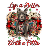 Christmas Life Is Better With A Pittie Premium Tee | Teevron