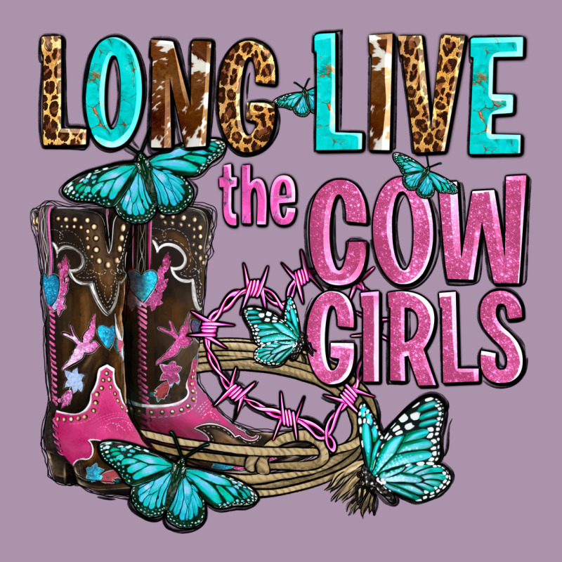 Long Live The Cowgirls Olivia Heavyweight Hoodie by OliviaCreatesArt | Teevron
