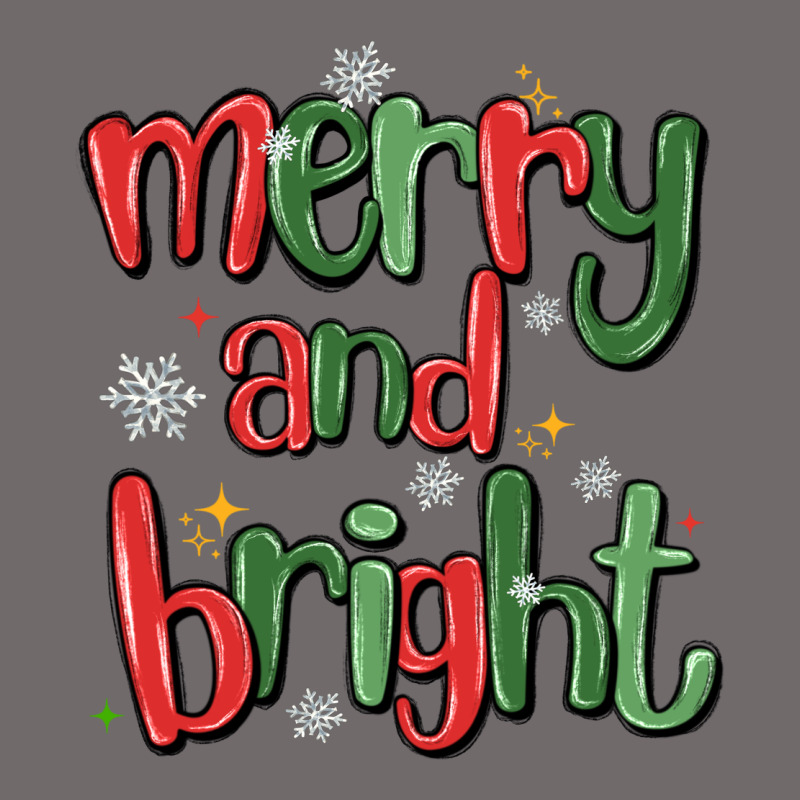 Merry And Bright Urban Heavy Tee by MaliasSmallBusiness | Teevron