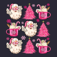 Retro Doodle Pink Christmas Vintage Tee | Teevron