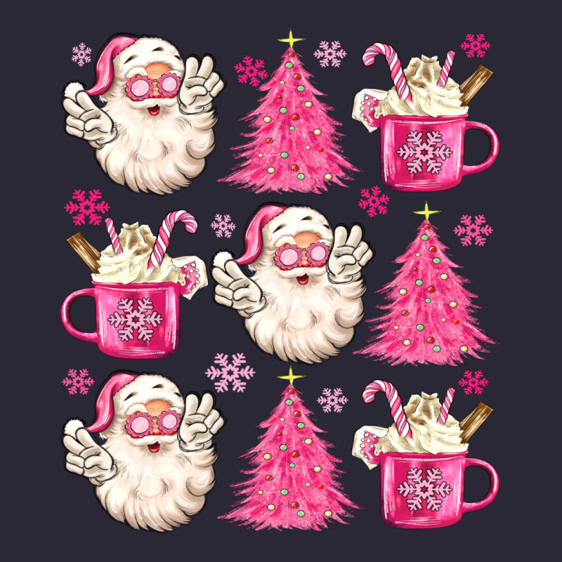 Retro Doodle Pink Christmas Vintage Tee by MaliasSmallBusiness | Teevron