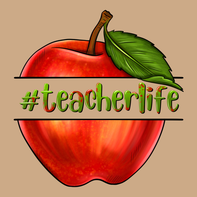 Teacher Life With Apple Vintage Hoodie by NancyCooperArtShop | Teevron