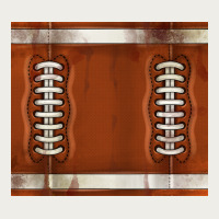 Distressed American Football Pattern Zipper Hoodie | Teevron