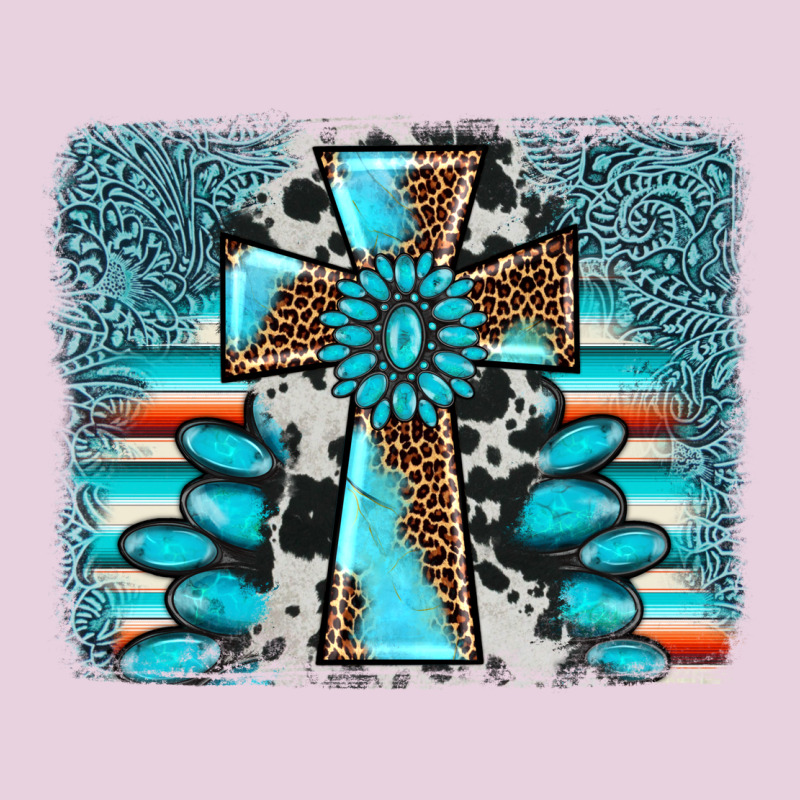 Cross Gemstone Background Ladies Tee by AdoDesignShop | Teevron