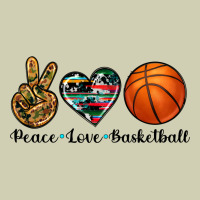 Peace Love Basketball Heavy Core Tee | Teevron