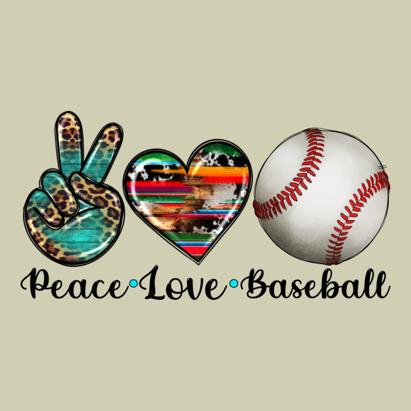 Peace Love Baseball Heavy Core Tee by Artiststas | Teevron