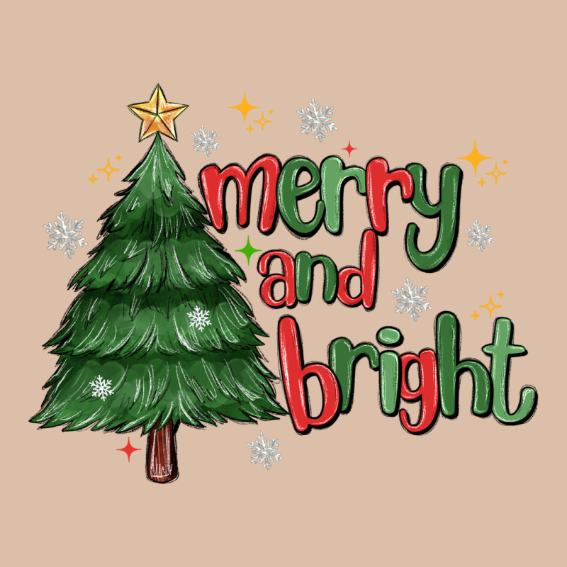 Merry And Bright Urban Heavy Tee by MaliasSmallBusiness | Teevron