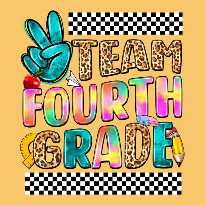 Team Fourth Grade Vintage Hoodie by NancyCooperArtShop | Teevron