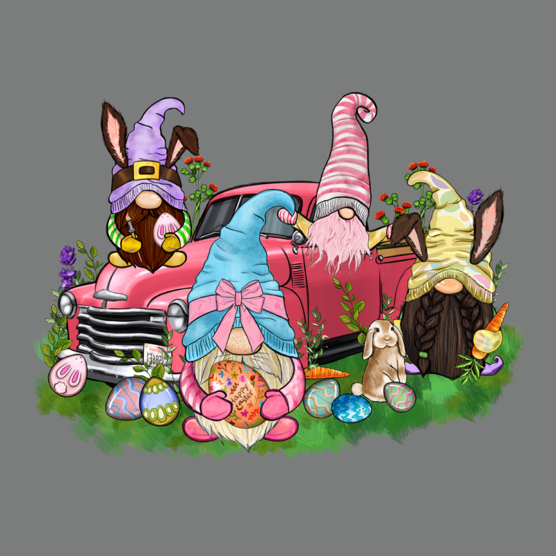Easter Gnomies Truck  Easter Day Premium Hoodie by CowGirlArtShop | Teevron