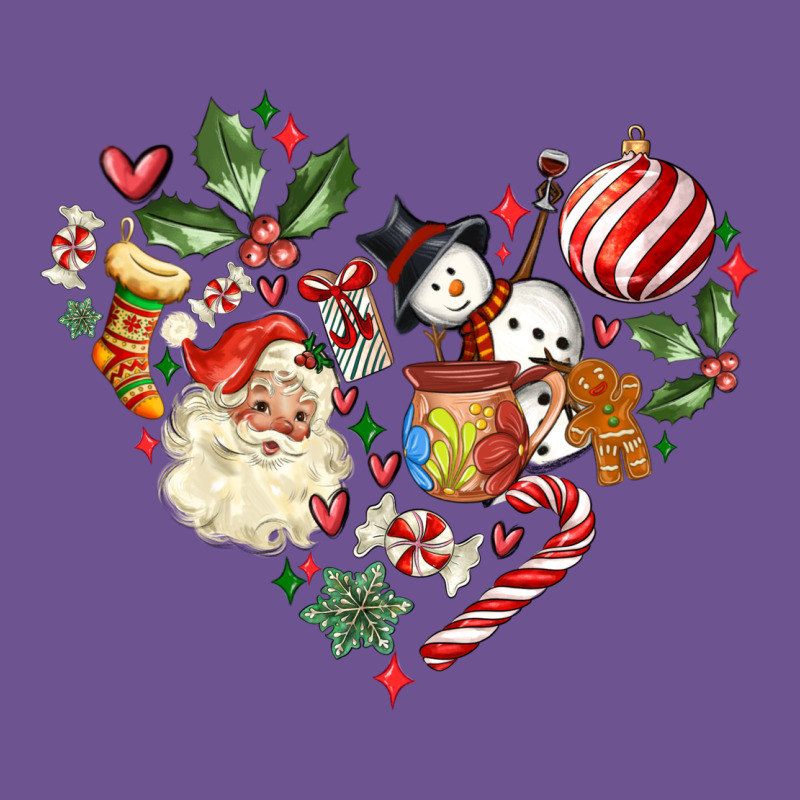 Christmas Heart Vintage Tee by MaliasSmallBusiness | Teevron