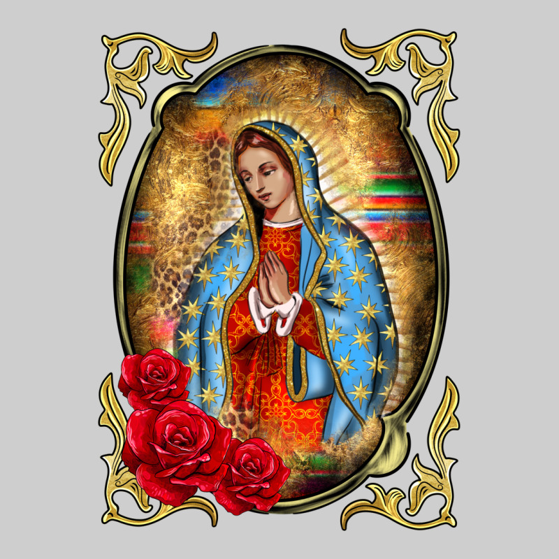Our Lady Of Guadalupe Frame Premium Tee by BarkalooDesign | Teevron