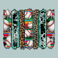 Baseball Serape Cowhide Turquoise Leopard Glitter  Brushstrokes Heavy Core Tee | Teevron