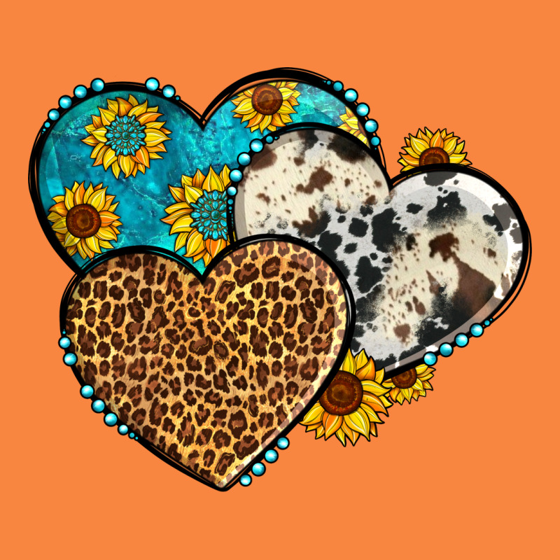 Cowhide Leopard Hearts Premium Sweatshirt by OliviaCreatesArt | Teevron