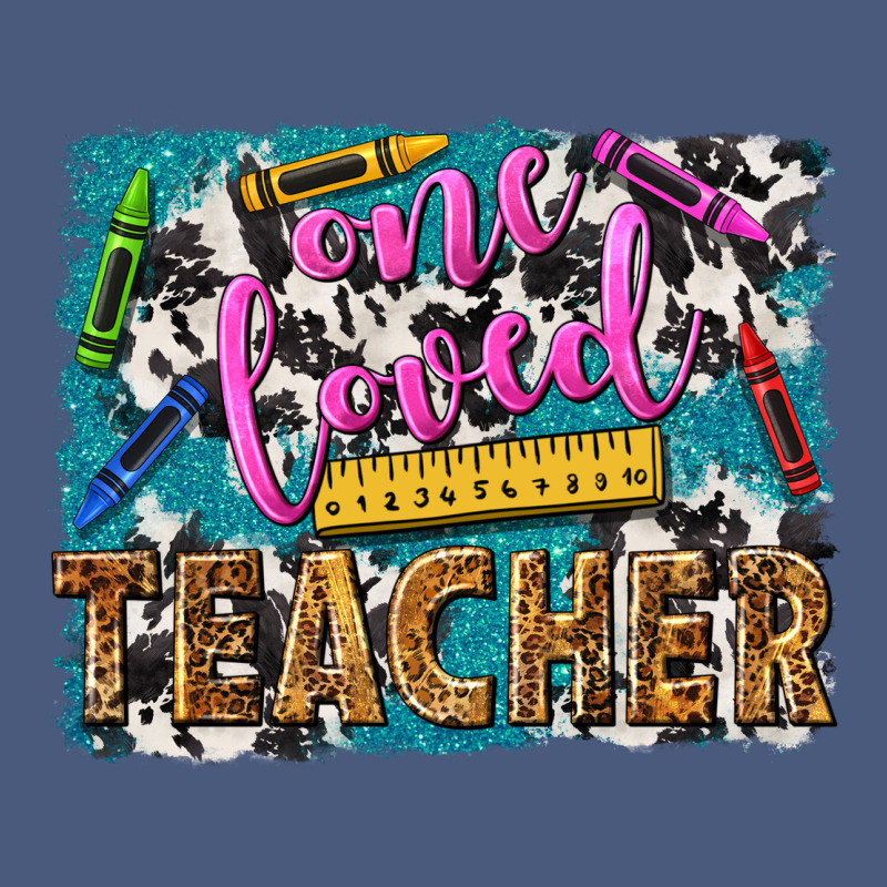 One Loved Teacher Vintage Hoodie by NancyCooperArtShop | Teevron