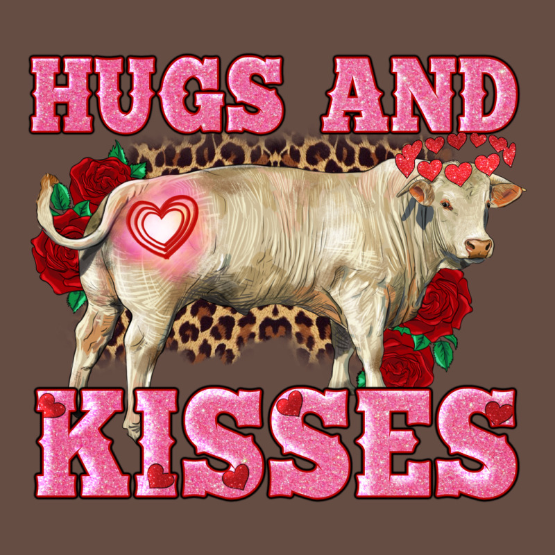 Hugs And Kisses Charolais Bull Long Sleeve Tee by RanaPortraitStore | Teevron