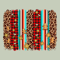 Christmas Socks Cookie Leopard Brushstroke Ladies Tee | Teevron