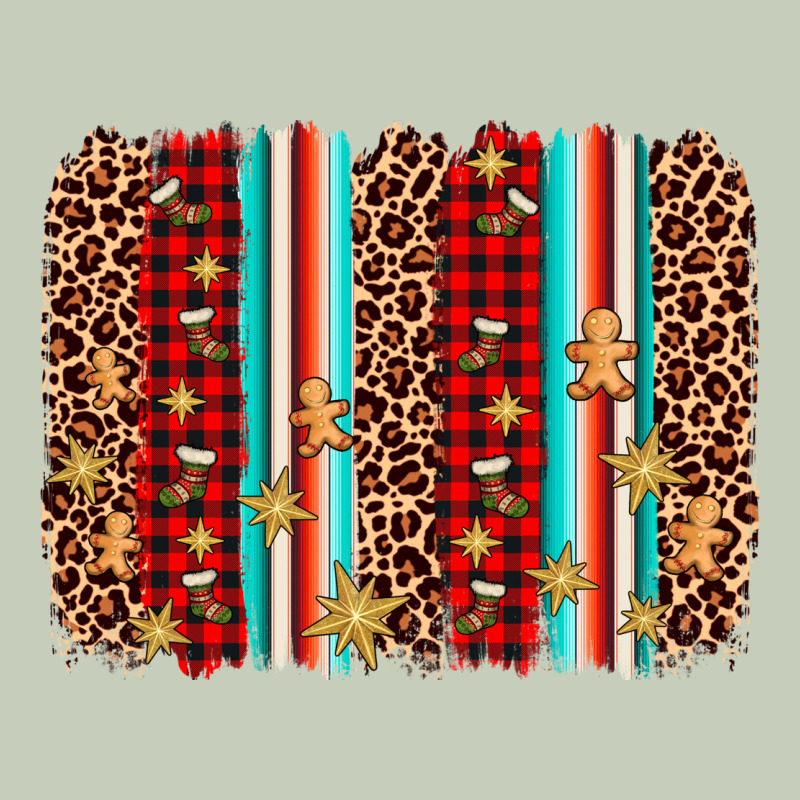 Christmas Socks Cookie Leopard Brushstroke Ladies Tee by AdoDesignShop | Teevron