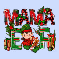 Mama Elf With Gift Christmas Urban Heavy Tee | Teevron