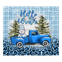 hello winter snowman truck | Teevron