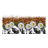 cowhide leopard daisies | Teevron