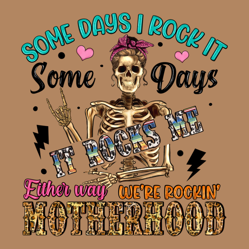 Some Days I Rock It Some Days It Rocks Me Either W Long Sleeve Tee by Artiststas | Teevron