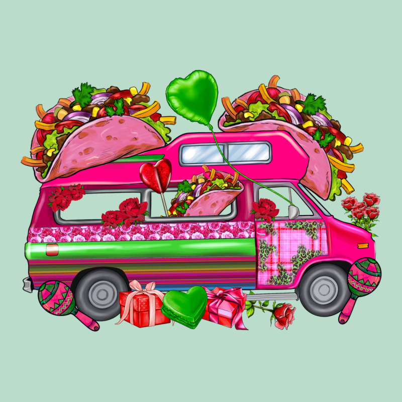 Valentine's Day Tacos Truck Mexico Premium Hoodie by HowdyJamesFarm | Teevron