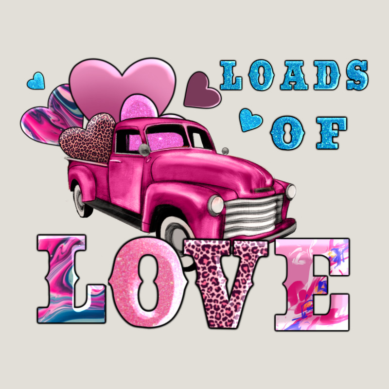 Loads Of Love Wıth Truck Heavy Core Tee by AdoDesignShop | Teevron