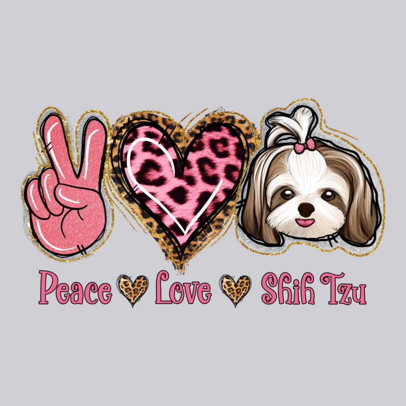 Peace Love Shih Tzu Heavyweight Sweatshirt by Bettercallsaul | Teevron